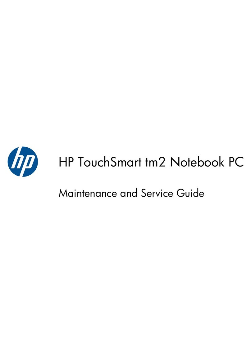 HP TouchSmart TM2-2151 Manual