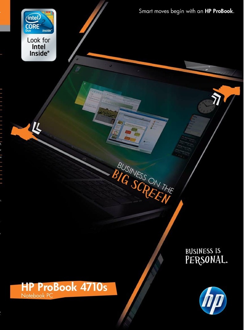 HP 4710s - ProBook - Core 2 Duo 2.53 GHz User manual
