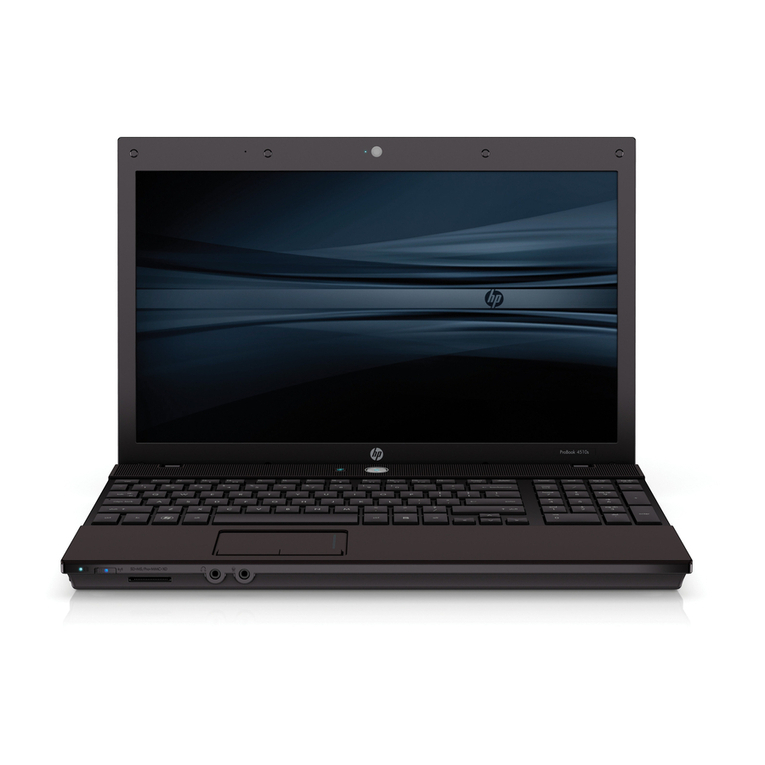 HP 4510s - ProBook - Celeron 1.8 GHz User manual