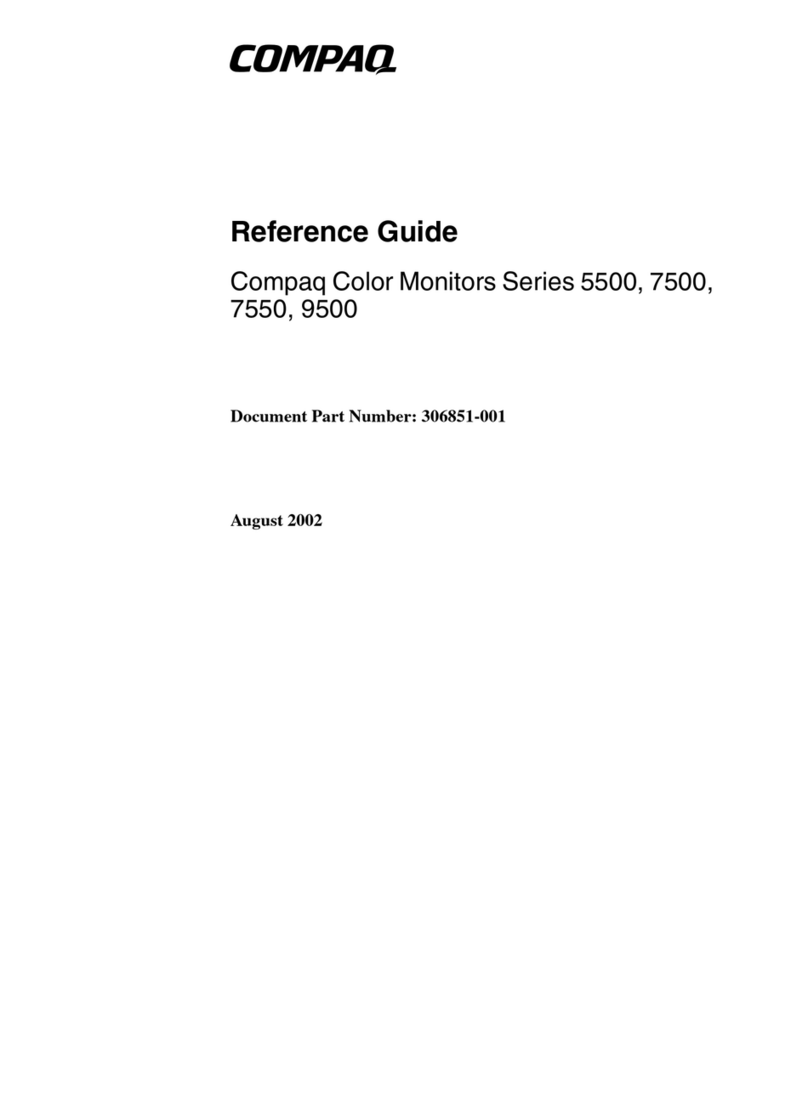 Compaq CV7500 User manual Compaq CV7500 User manual