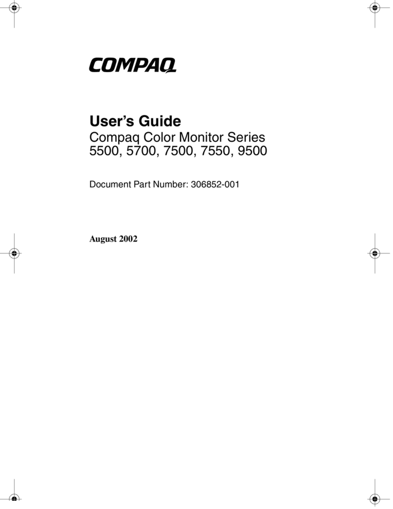 Compaq CV5500 User manual