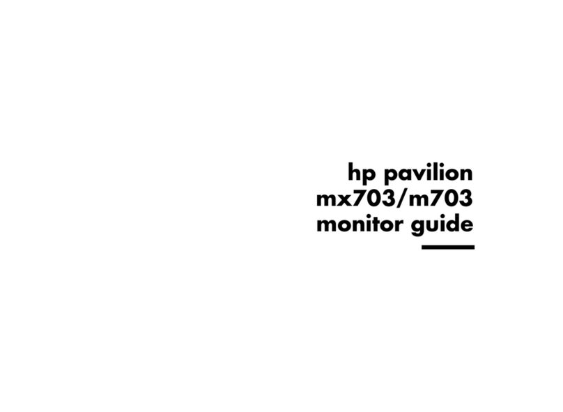 HP Pavilion M703 User manual