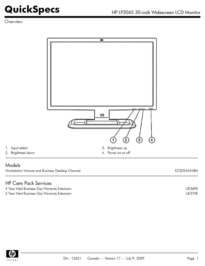 HP LP3065 User manual