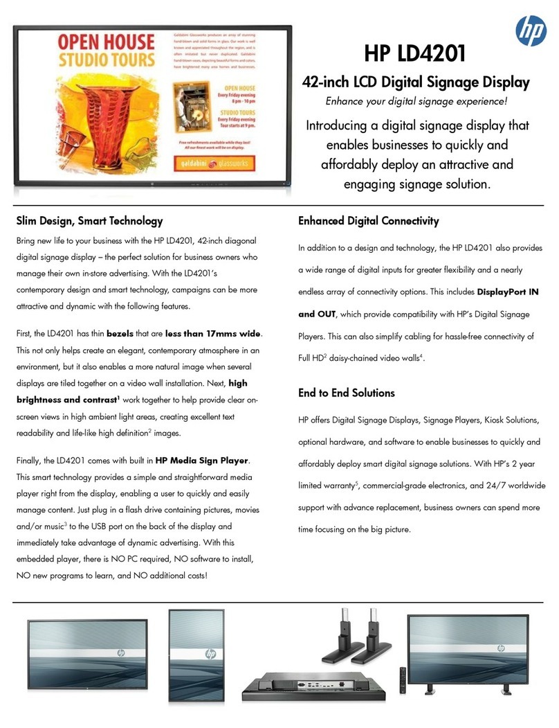 HP LD4201 User manual