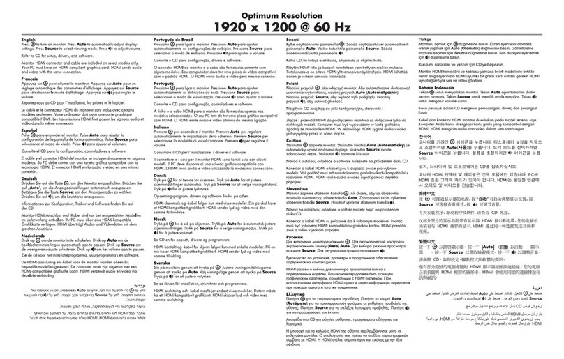 HP Pavilion W2558HC Manual