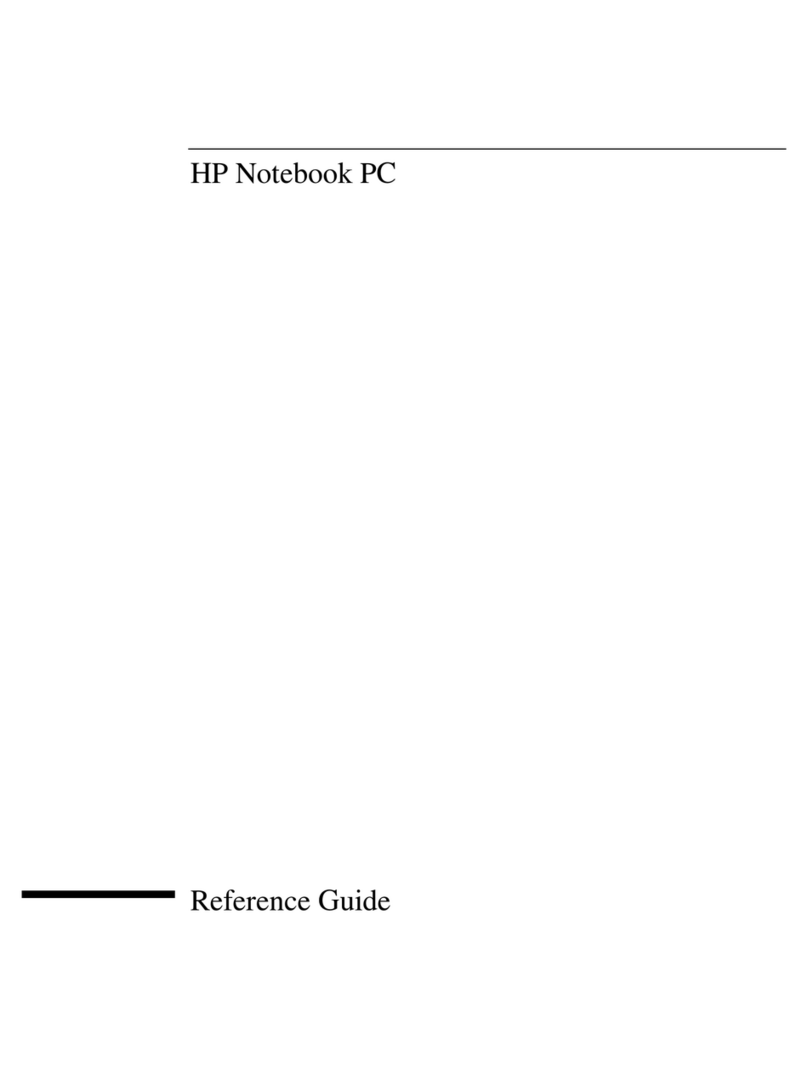 HP OmniBook XT1000 User manual HP OmniBook XT1000 User manual