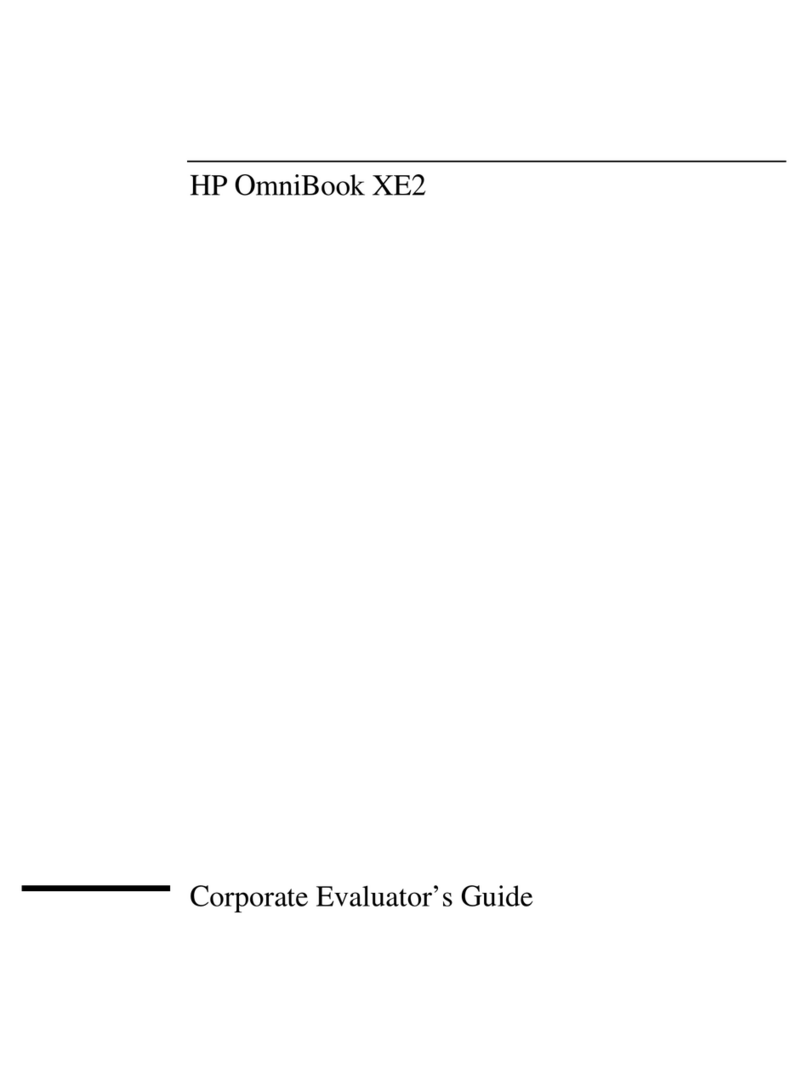 HP OmniBook XE2 Evaluator guide