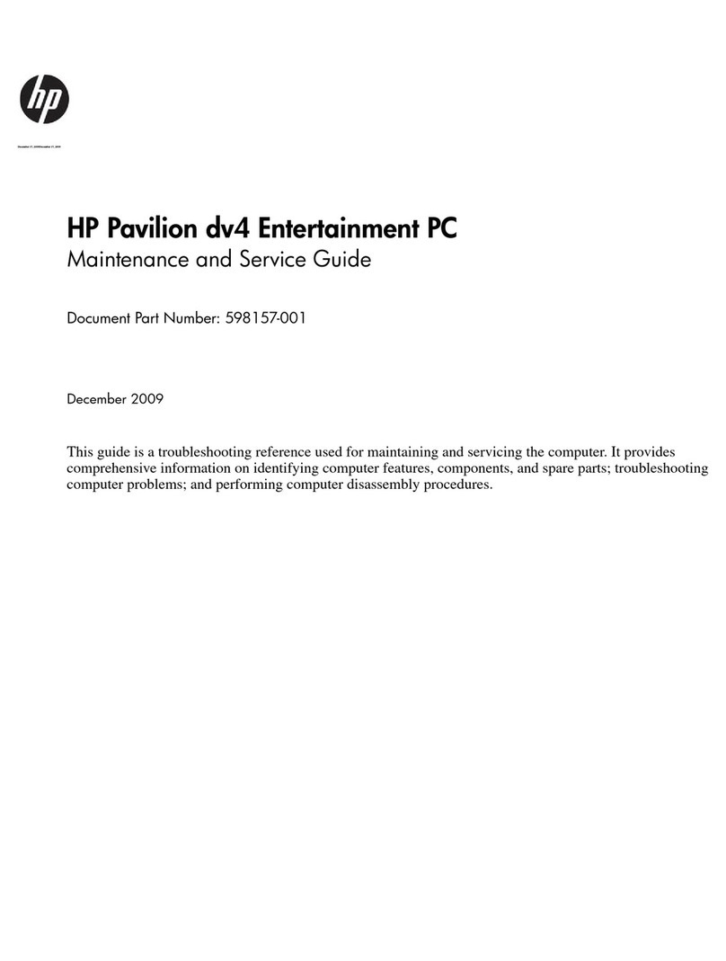 HP Pavilion DV4-2155 Manual