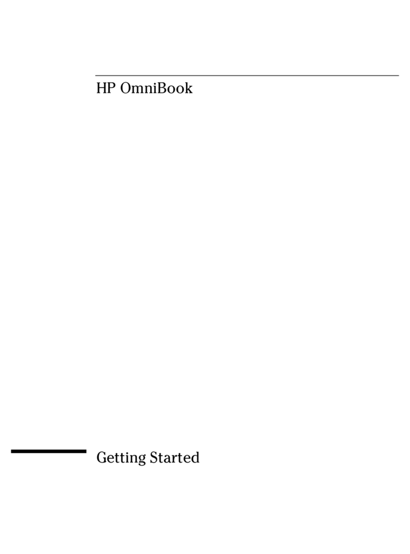 HP OmniBook 5000 User manual HP OmniBook 5000 User manual