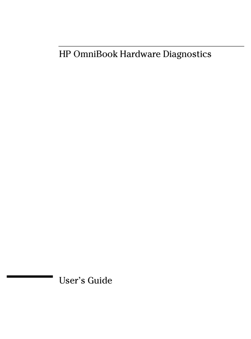 HP OmniBook 2000 User manual