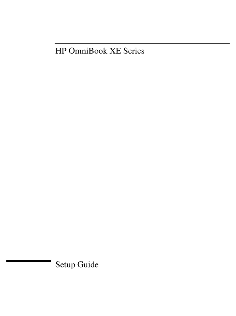 HP OmniBook XE User manual