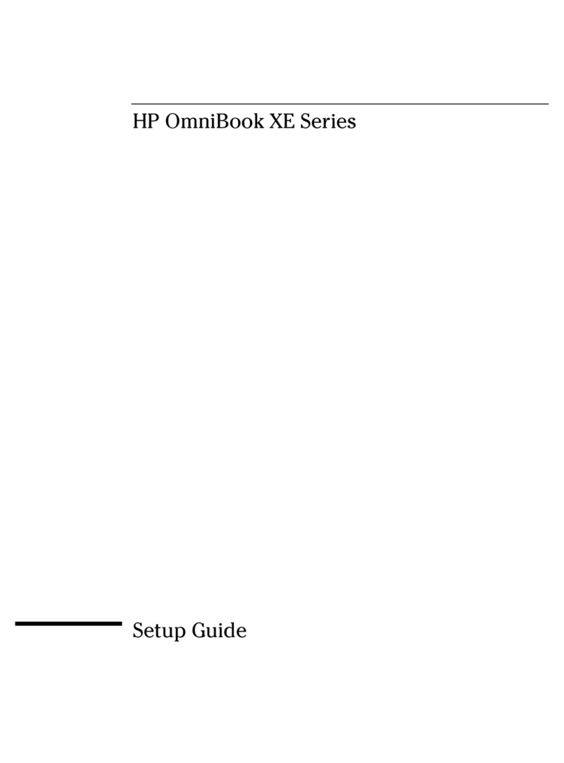 HP OmniBook XE User manual