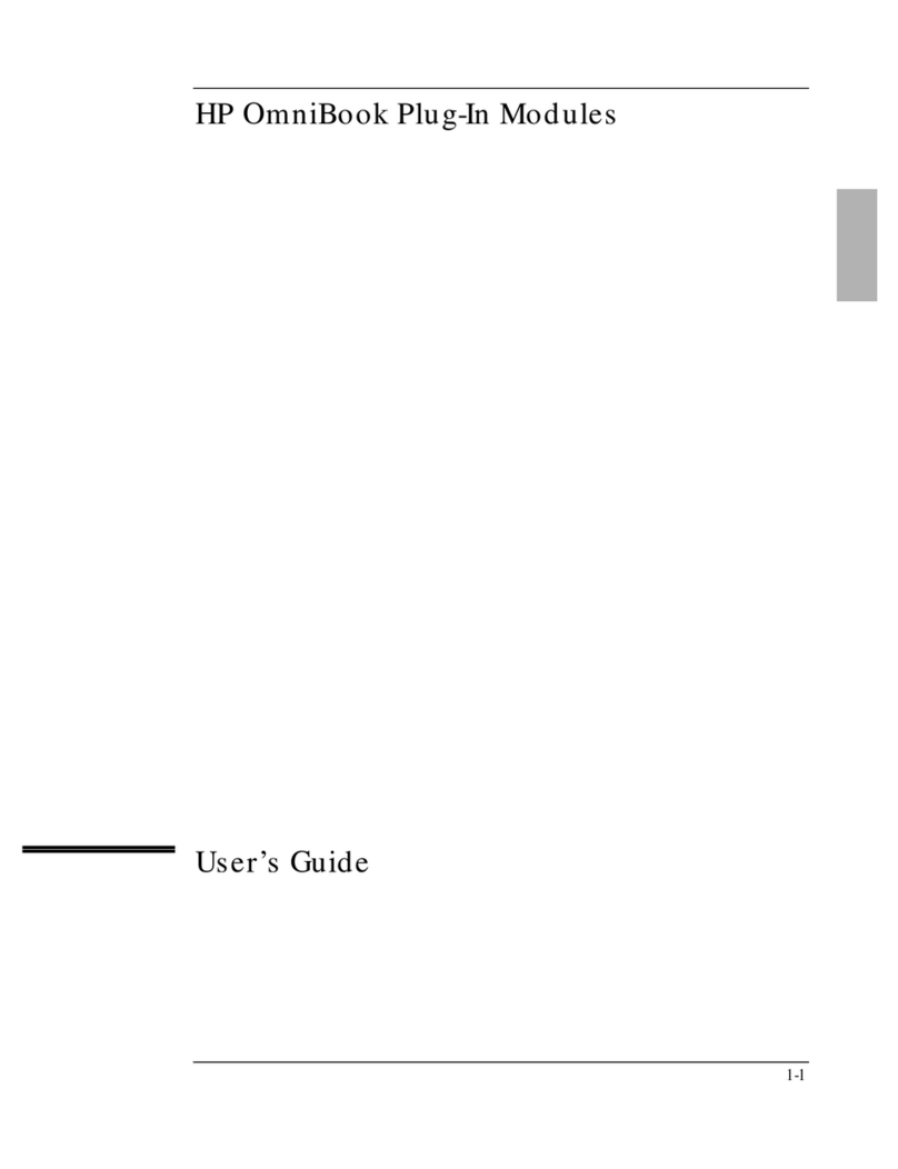 HP OmniBook 7150 User manual