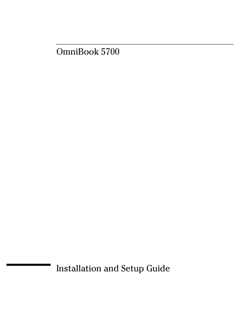 HP OMNIBOOK 5700 Assembly instructions