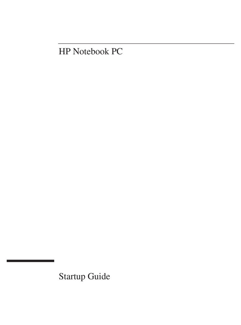 HP Pavilion ZE4000 Startup guide