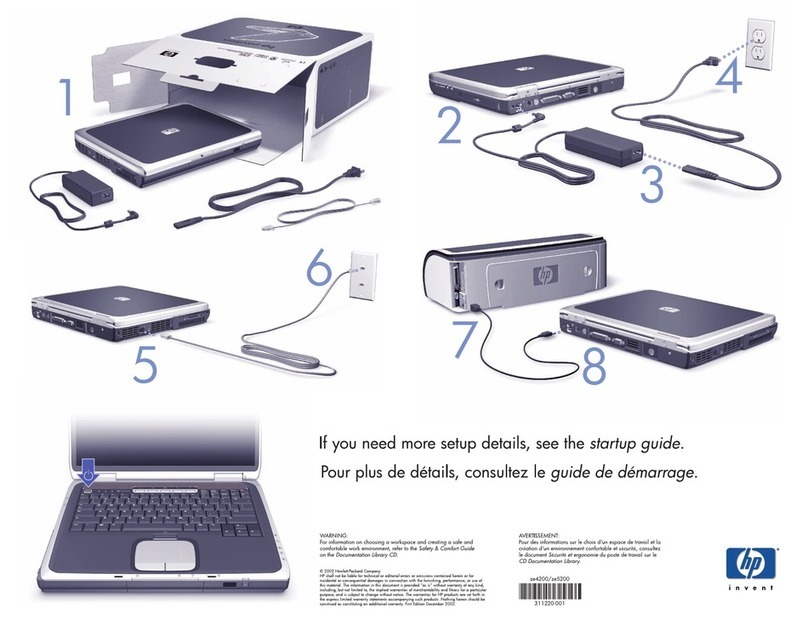 HP Pavilion XT276 User manual