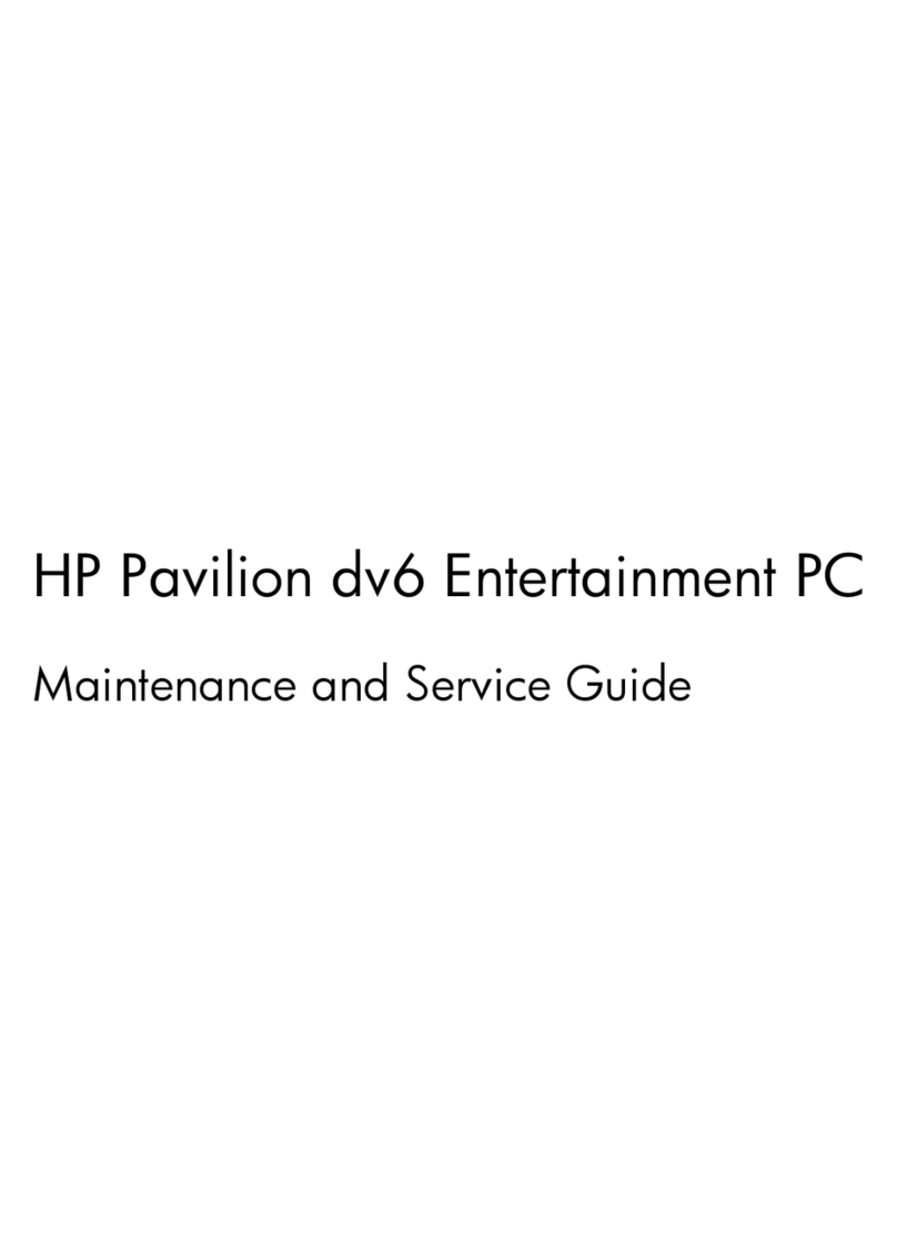 HP Pavilion DV6-3127 Manual