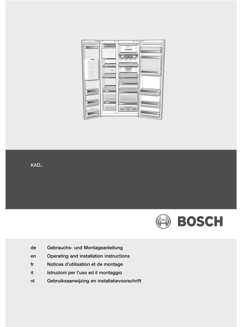 Bosch KAD62S21 Operating and installation instructions