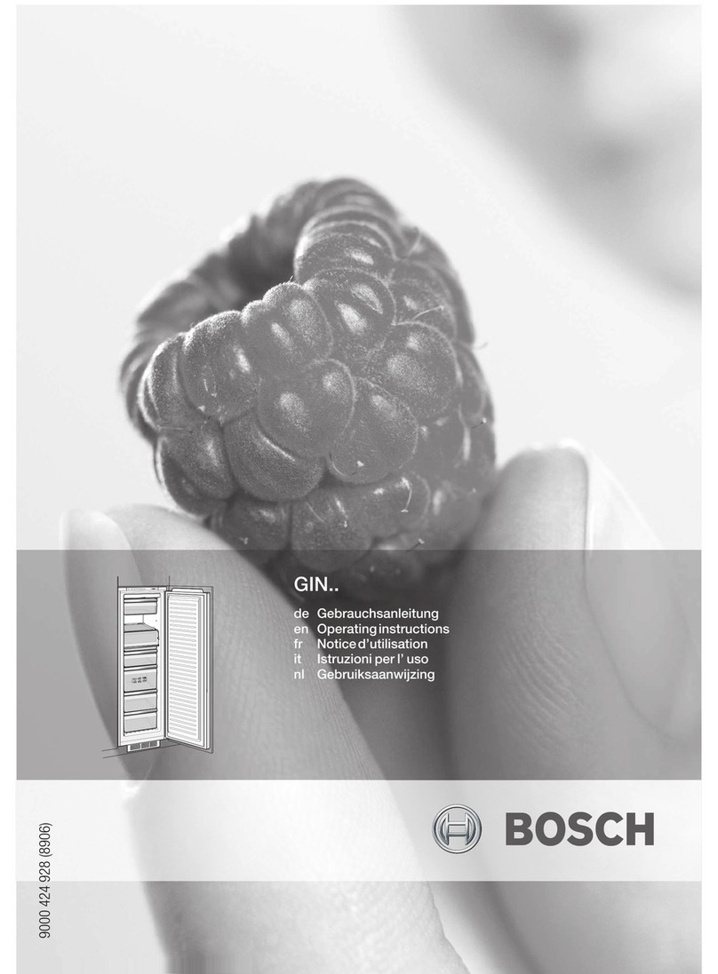 Bosch GIN38A55GB operating instructions