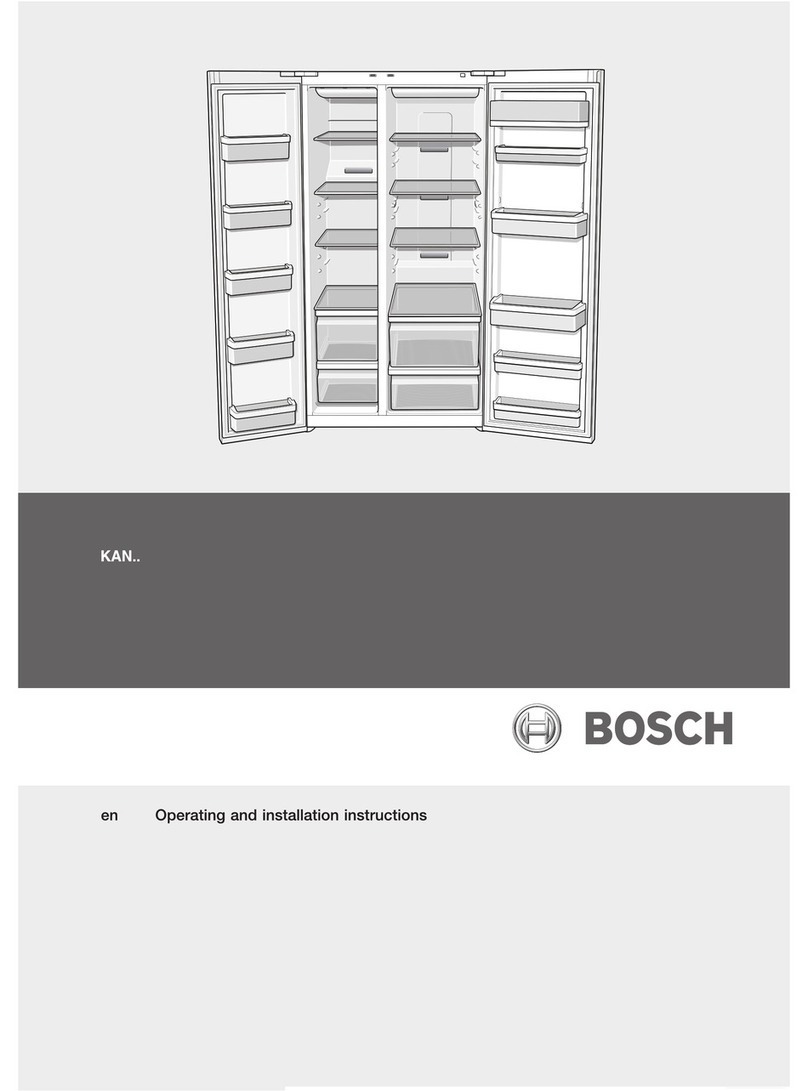 Bosch KAN62V41GB Operating and installation instructions