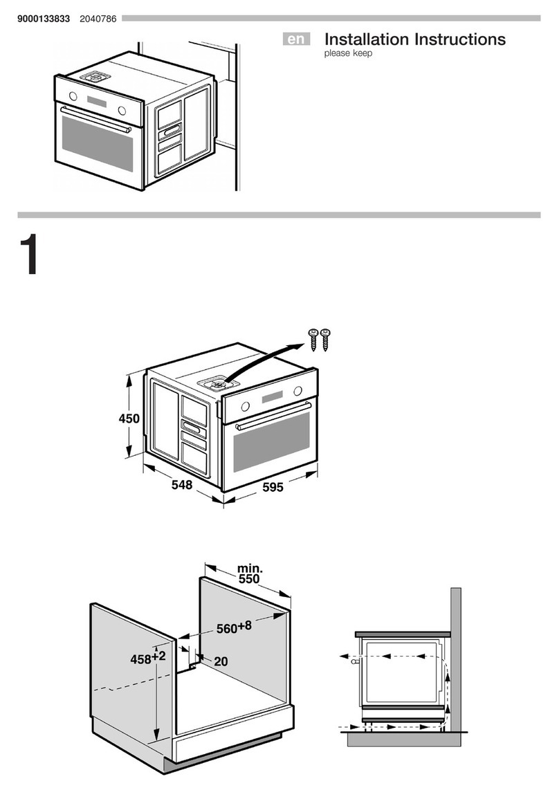 Bosch HBC86P753B installation instructions