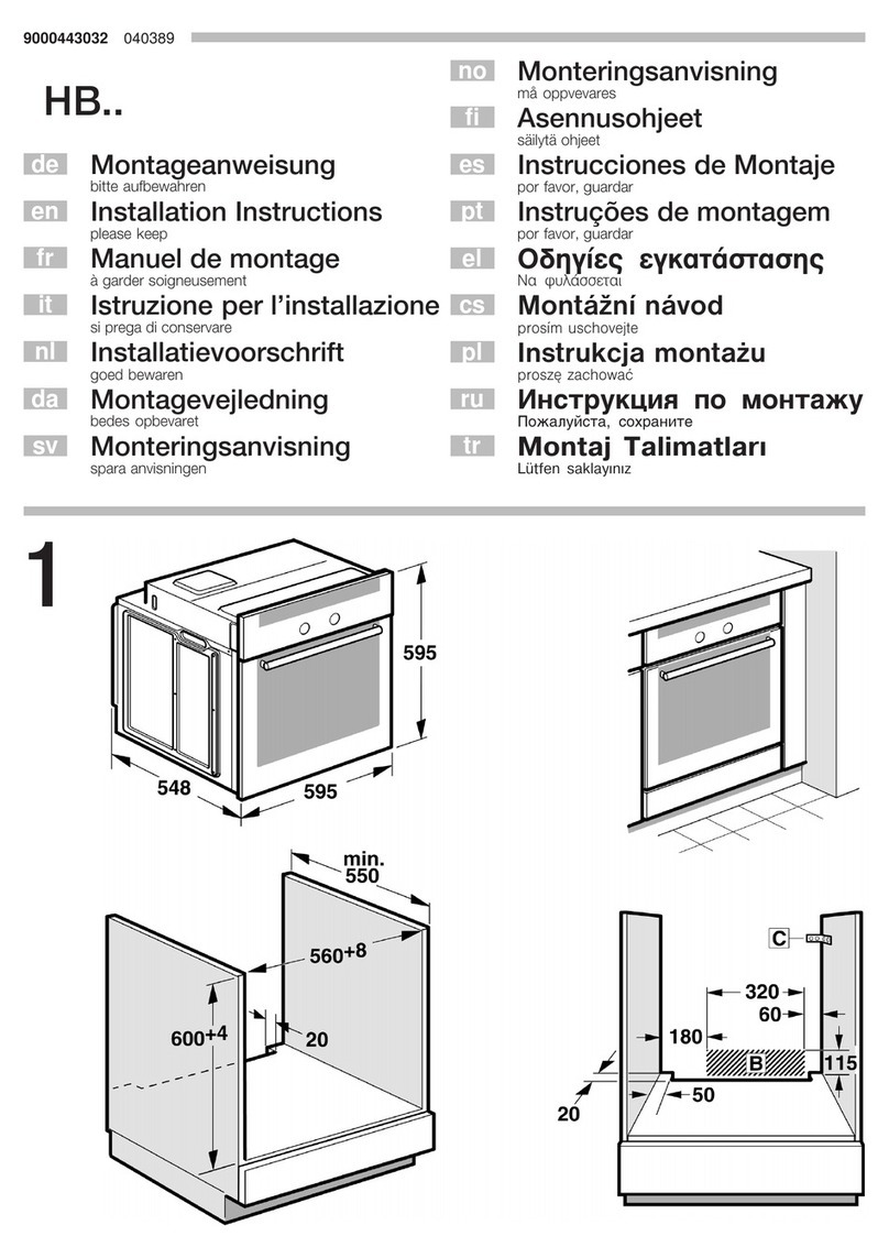 Bosch HBG78R950B User manual