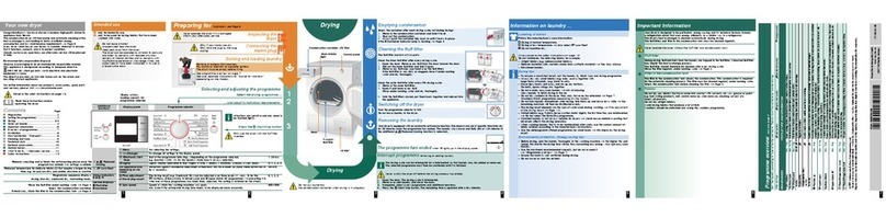 Bosch WTW86561GB Installation Instructions, Instructions for Use, Programme... User manual