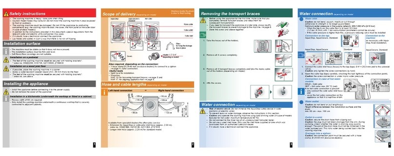 Bosch WAQ283S0GB User manual