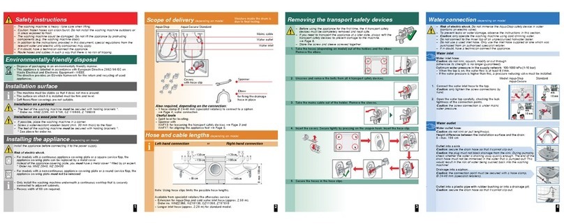 Bosch WAS32461GB installation instructions