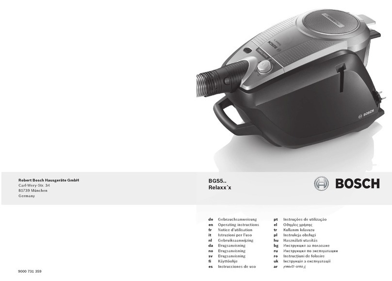 Bosch BGS52242GB User manual
