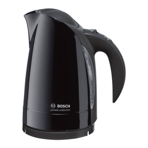 Bosch TWK6033VGB operating instructions