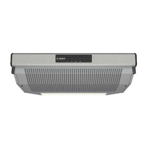 Bosch DHU635PGB Installation Instructions User manual