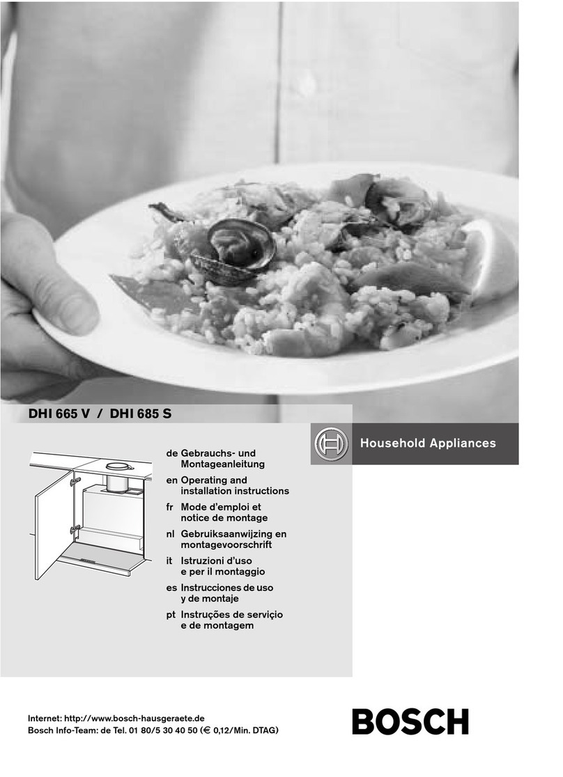 Bosch DHI665VGB User manual