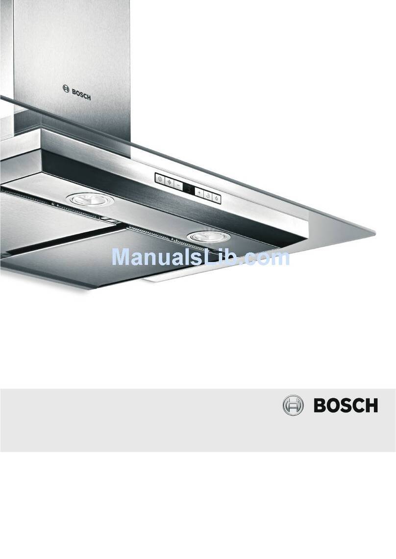 Bosch DWK09E850B Installation Instructions Instructions for installation and use Bosch DWK09E850B Installation Instructions Instructions for installation and use