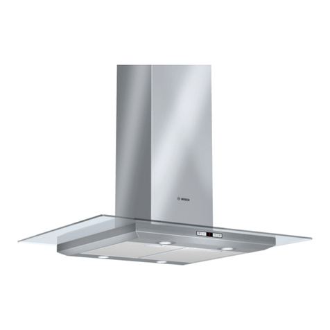 Bosch DIA09E751B Installation Instructions Instructions for installation and use