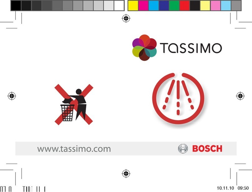 Bosch TAS4011GB Descaling manual