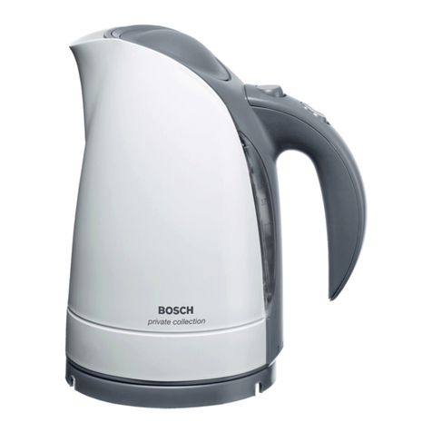 Bosch TWK6031GB User manual