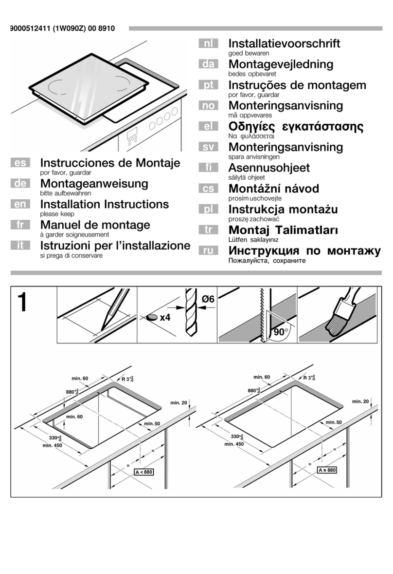 Bosch PIE975N14E User manual Bosch PIE975N14E User manual