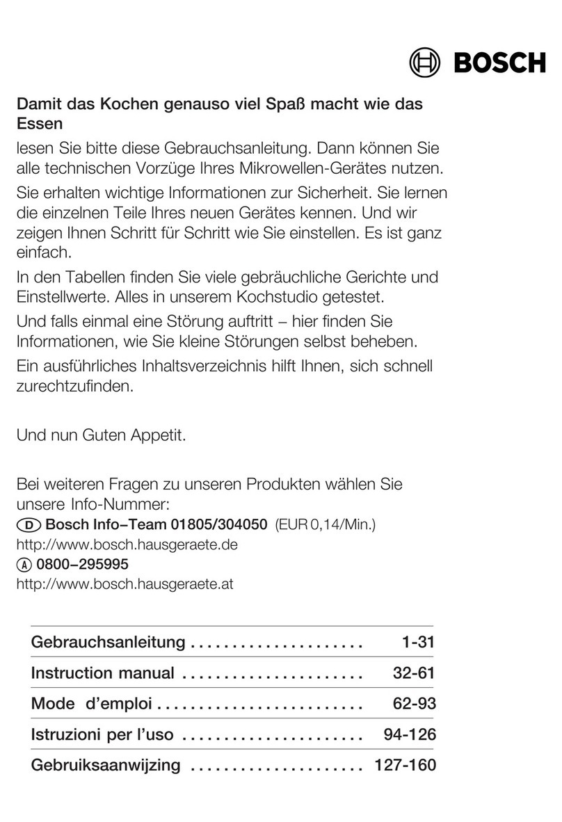 Bosch HMT72G450B User manual