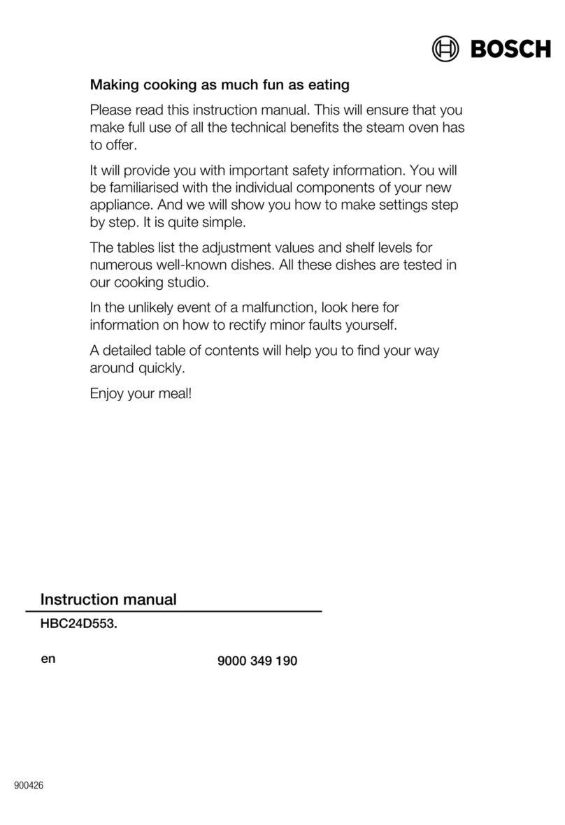 Bosch HBC24D553B instruction manual