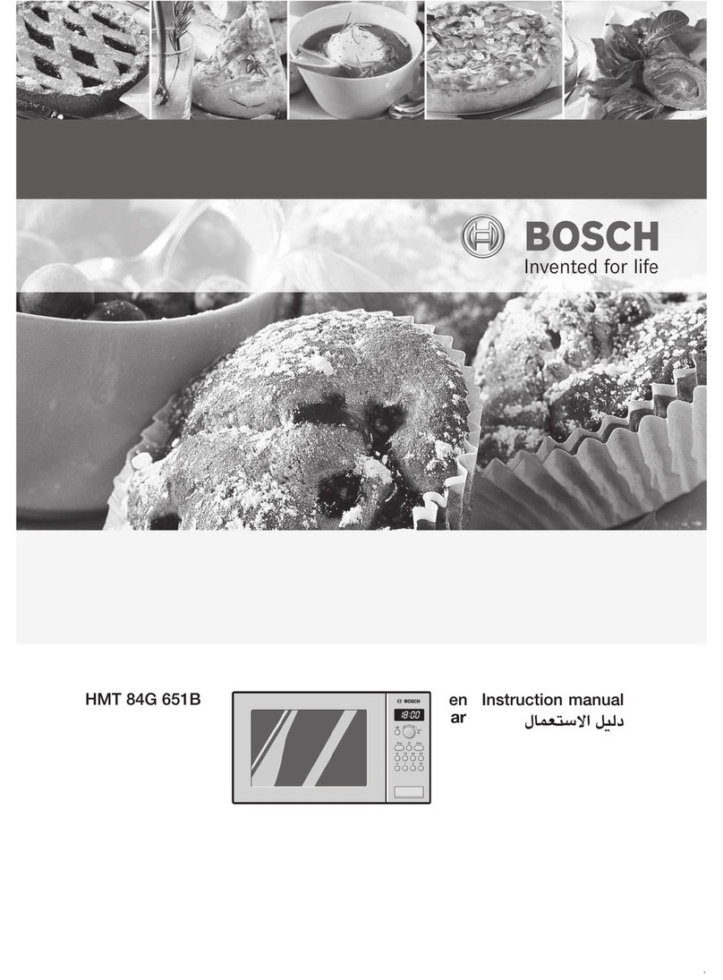 Bosch HMT84G651B User manual