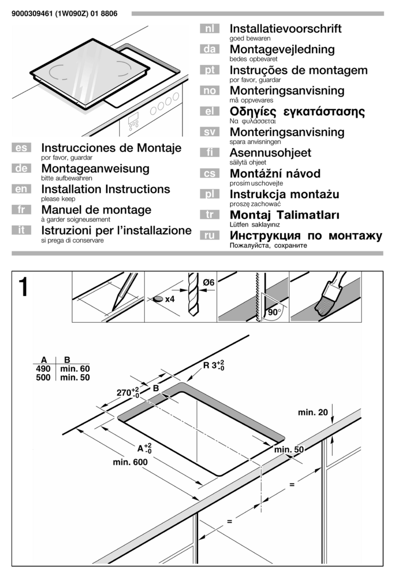 Bosch PIE375C14E User manual