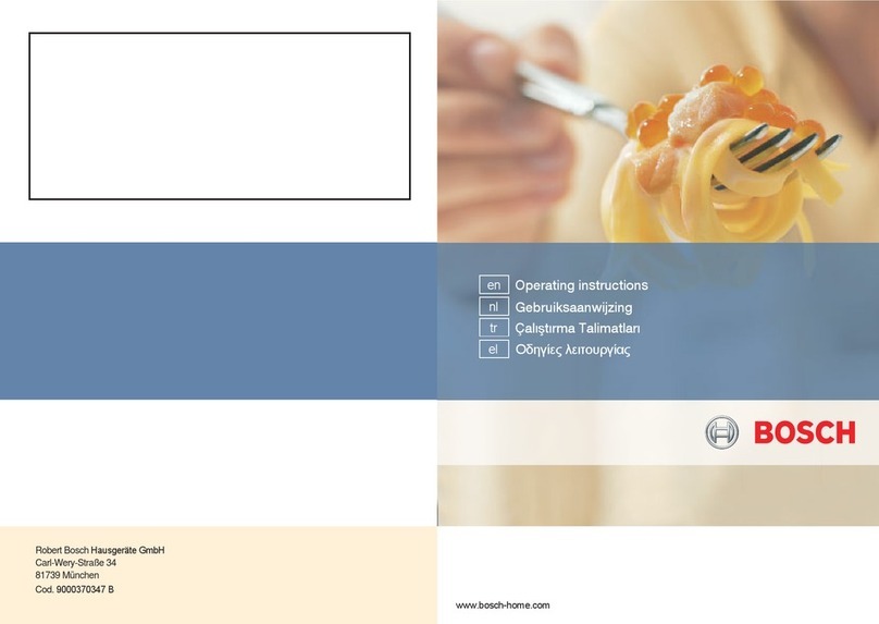 Bosch PKF375V14E User manual