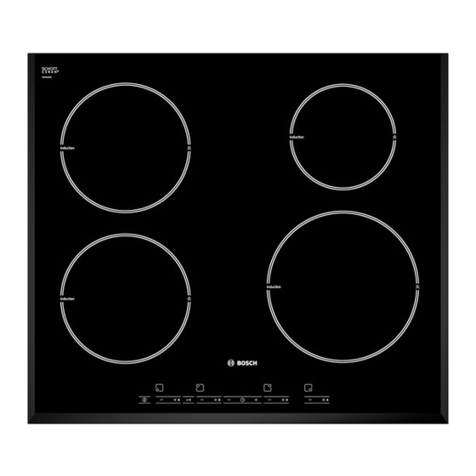 Bosch PIE651T14E installation instructions