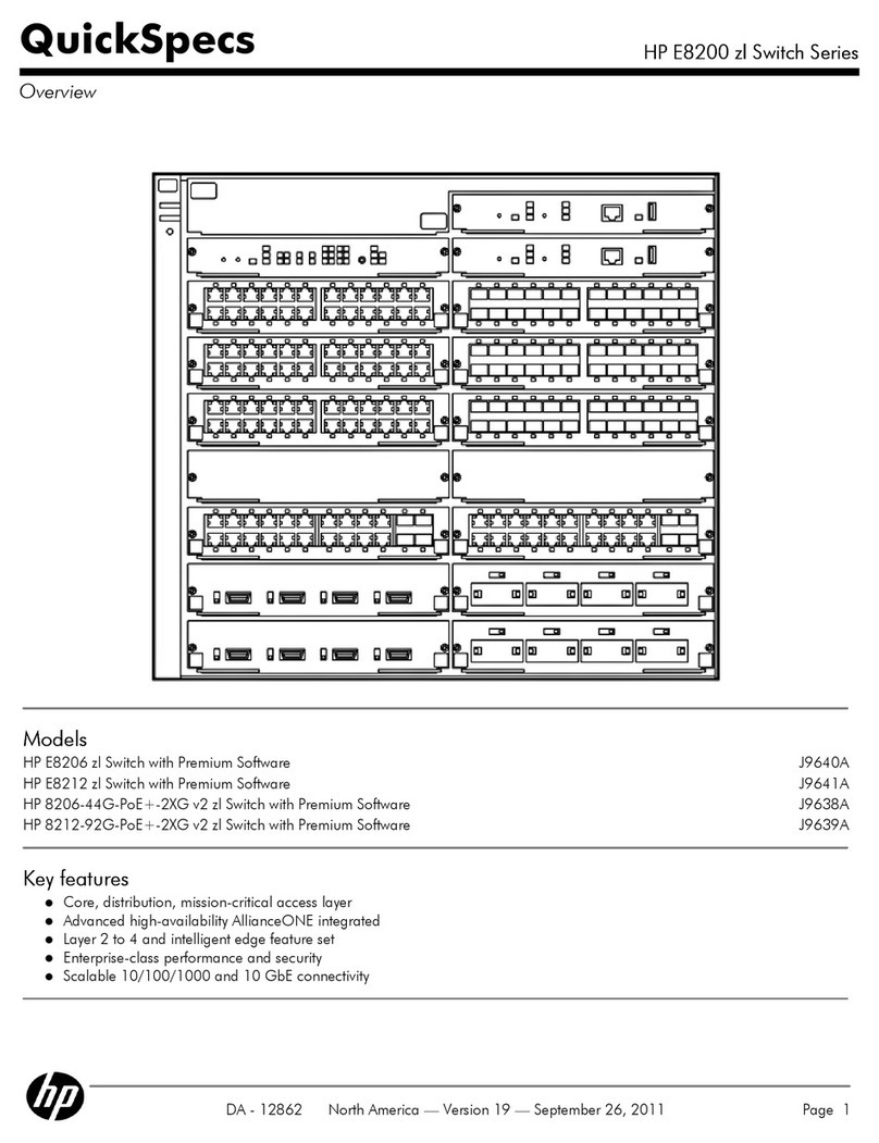 HP E8212-92G-POE+ User instructions