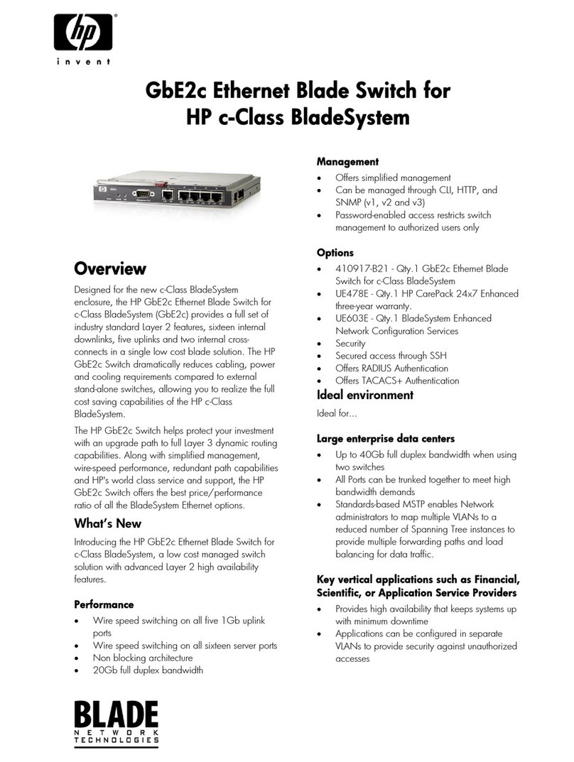 HP GbE2c User manual HP GbE2c User manual