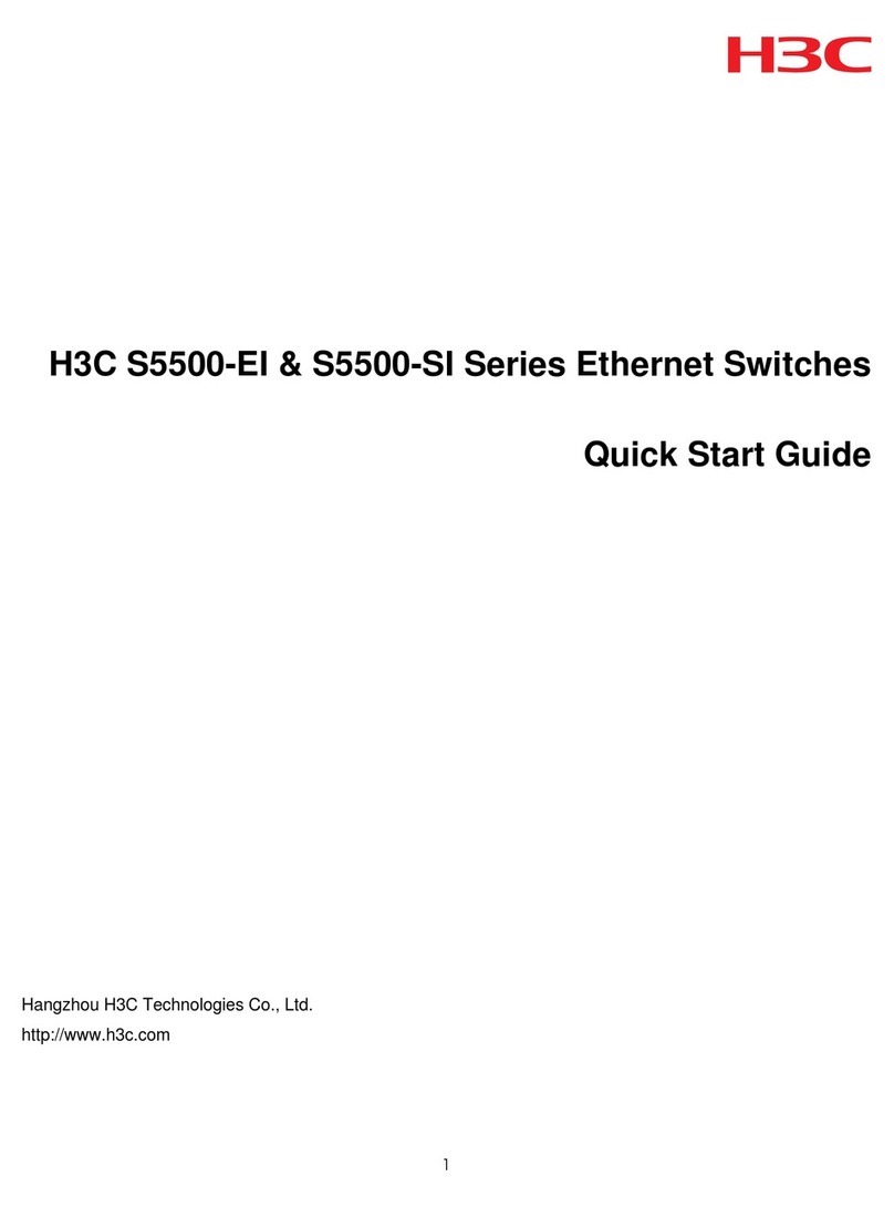 H3C S5500-28C-EI-DC quick start guide