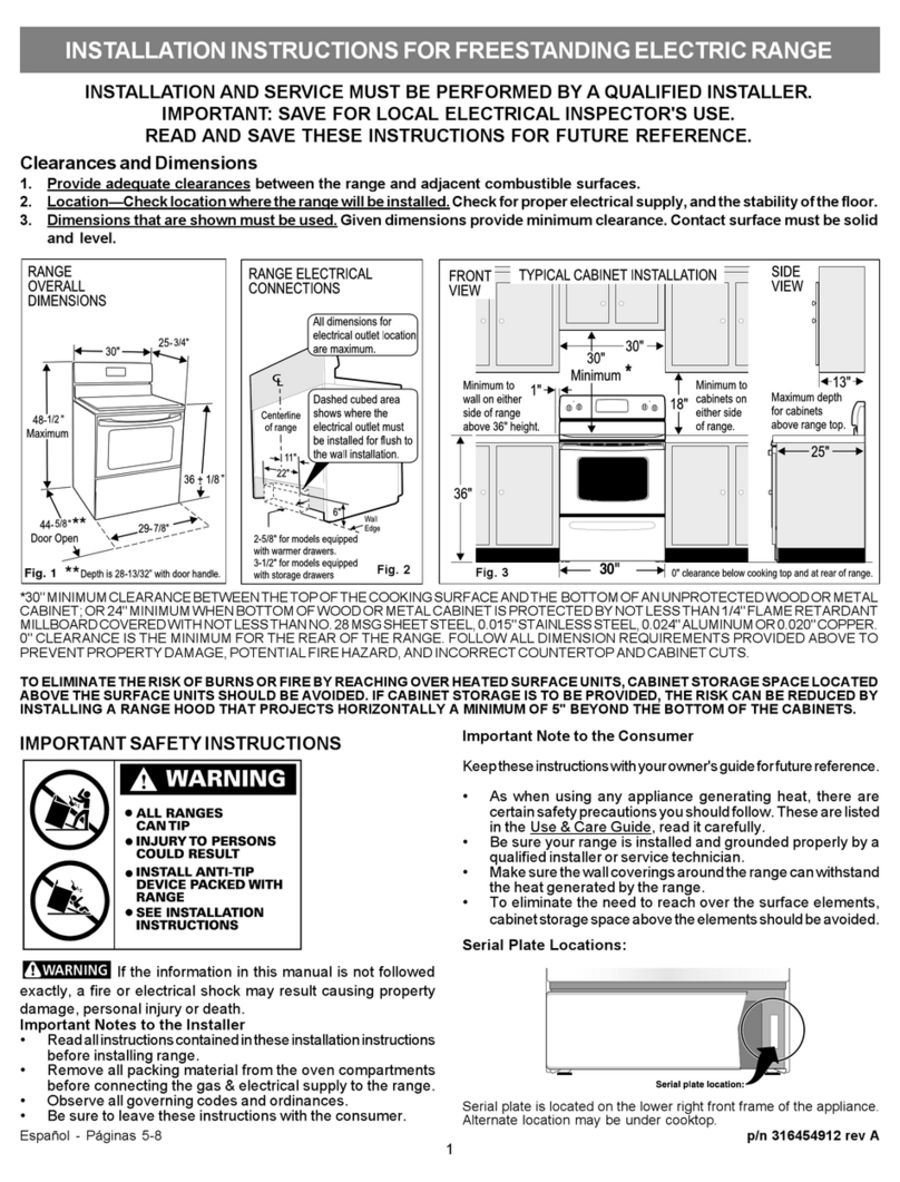 Bosch HES5053U installation instructions