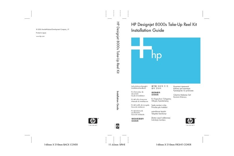 HP Designjet 8000s Series User manual