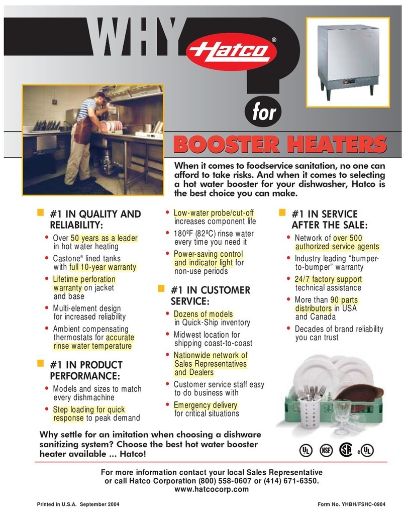 Hatco C-12 User manual